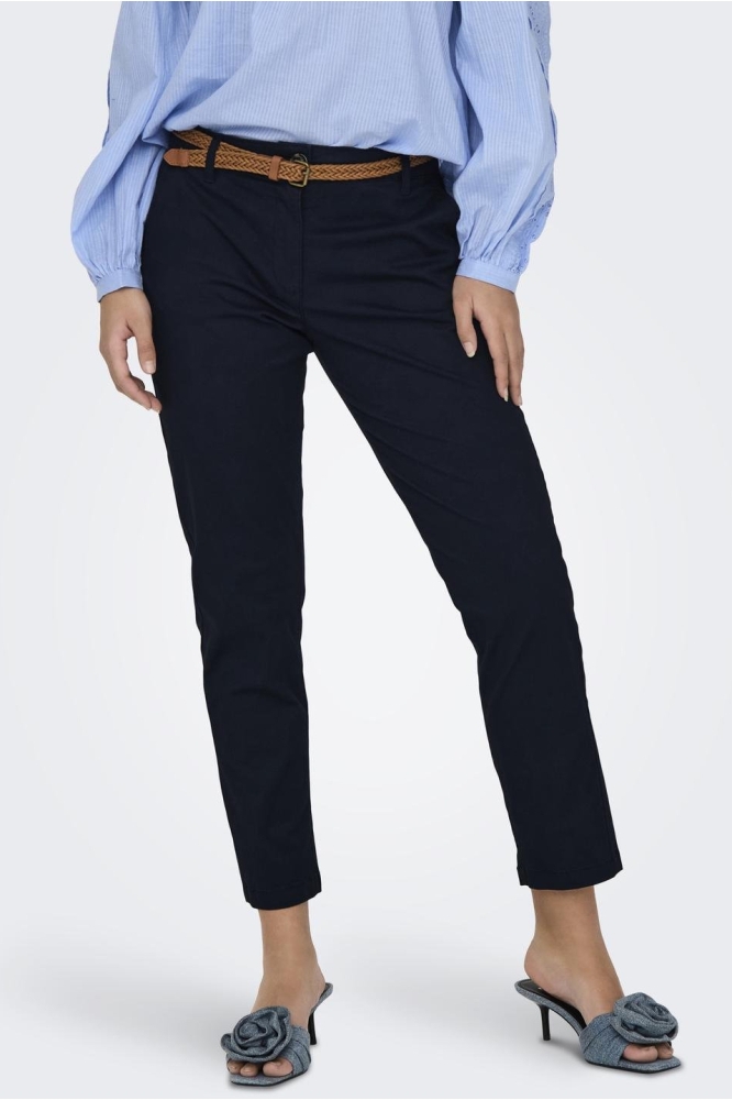 JDYCHICAGO MW BELTED CHINO PANTS PN 15311897 Night Sky